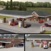 Walthers Cornerstone Modern Travel Center -- Kit - HO -Model Train Toy Store lg933 3538