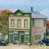 Walthers Cornerstone River Road Mercantile -- Kit - 5-3/4 X 5 X 5-1/2 Inch 14.3 X 12.5 X 13.7cm - -Model Train Toy Store lg933 3650