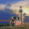 Walthers Cornerstone Rocky Point Lighthouse -- Kit - 3 X 8-1/8 X 8-7/8" 7.5 X 20.3 X 22.8cm - HO -Model Train Toy Store lg933 3663