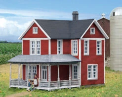 Walthers Cornerstone Cottage Grove Farm House -- Kit - 5-3/8 X 3-1/2 X 5-1/8" 13.6 X 8.8 X 13cm -
