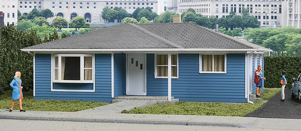 Walthers Cornerstone Framed Ranch Tract House - Kit -- 5-1/2 X 4-1/8 X 2-1/4" 13.9 X 10.4 X 5.7cm 3 Walthers Cornerstone Framed Ranch Tract House - Kit -- 5-1/2 X 4-1/8 X 2-1/4" 13.9 X 10.4 X 5.7cm