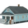 Walthers Cornerstone American Bungalow -- Kit - 6-11/32 X 3-5/8 X 3-1/2" 16.1 X 9.1 X 8.8cm - HO -Model Train Toy Store lg933 3787