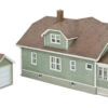 Walthers Cornerstone Updated American Bungalow With Single Car Garage -- Kit - HO -Model Train Toy Store lg933 3791
