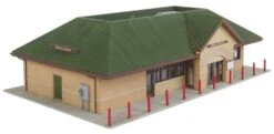 Walthers Cornerstone Modern Suburban Station -- Kit - 10-7/16 X 6-1/2 X 3-1/8" 26.5 X 16.5 X 7.9c