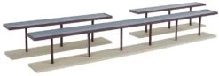 Walthers Cornerstone Suburban Station Platforms -- Kit Pkg(2) - Each: 16 X 1-5/8 X 2" 40.6 X 4.1