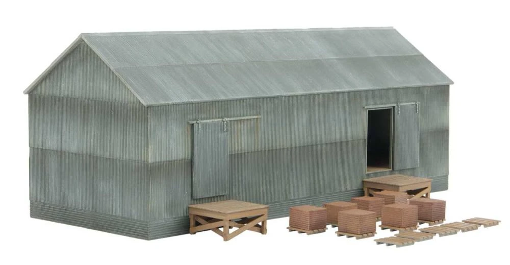 Walthers Cornerstone Brickworks Storage Building -- Kit - 9 X 4-1/4 X 3-1/2" 22.5 X 10.6 X 8.7cm 3 Walthers Cornerstone Brickworks Storage Building -- Kit - 9 X 4-1/4 X 3-1/2" 22.5 X 10.6 X 8.7cm