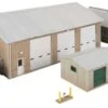 Walthers Cornerstone Vehicle Maintenance Facility -- Kit - Set Of Five Buildings - HO