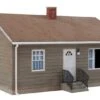 Walthers Cornerstone Postwar Prefab House -- Kit - 4-1/4 X 3-1/2 X 2-3/8" 10.8 X 8.8 X 6cm - HO -Model Train Toy Store lg933 4152