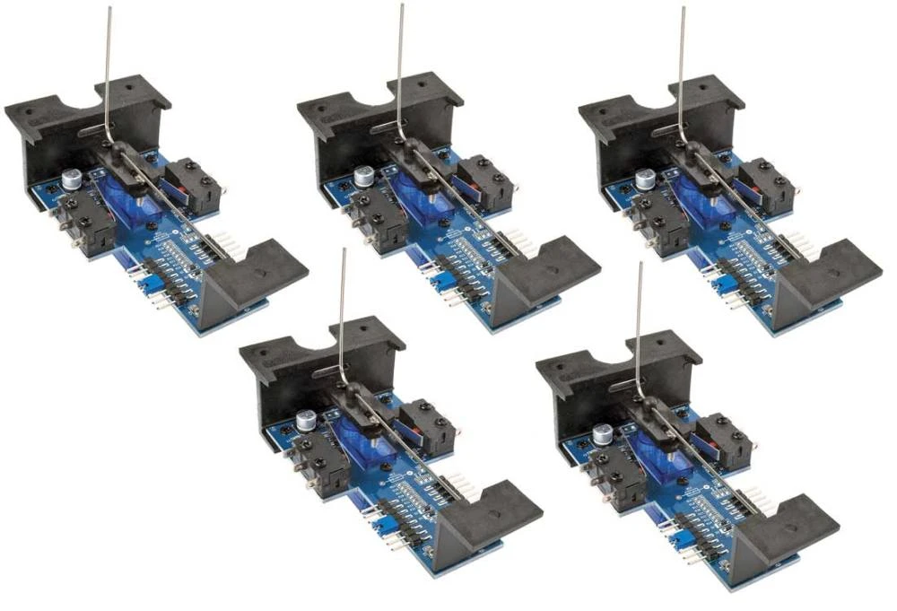Walthers Walthers Layout Control System -- Horizontal Mount Switch Machine 5-Pack 3 Walthers Walthers Layout Control System -- Horizontal Mount Switch Machine 5-Pack