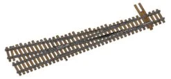 Walthers Track Code 100 Nickel Silver DCC-Friendly #4 Turnout -- Right Hand - HO