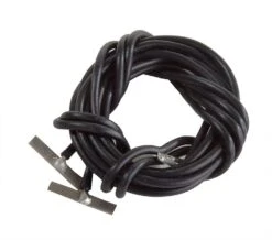 Walthers Track Code 83 Or 100 Nickel Silver Terminal Joiners W/Black 22 Gauge Wire Pkg(2) - HO