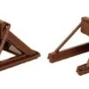 Walthers Track Assembled Track Bumper 4-Pack -- Rust Brown - HO 1 Walthers Track Assembled Track Bumper 4-Pack -- Rust Brown - HO -Model Train Toy Store lg948 83109