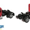 Walthers SceneMaster International 4300 Truck - Assembled -- Single-Axle Semi Tractor (red) - HO -Model Train Toy Store lg949 11131