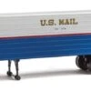Walthers SceneMaster 35' Fluted-Side Trailer 2-Pack - Assembled -- US Mail (blue, White, Red Strip 1 Walthers SceneMaster 35' Fluted-Side Trailer 2-Pack - Assembled -- US Mail (blue, White, Red Strip -Model Train Toy Store lg949 2426