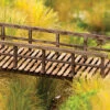 Walthers SceneMaster Foot Bridge -- Laser-Cut Kit - 2-3/8 X 7/8 X 1/2" 6 X 2.2 X 1.3cm - HO -Model Train Toy Store lg949 4128