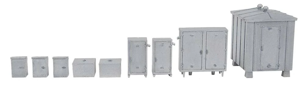 Walthers SceneMaster Vintage Trackside Detail Set -- Kit - HO 3 Walthers SceneMaster Vintage Trackside Detail Set -- Kit - HO