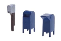 Walthers SceneMaster Roadside Mail Boxes And City Mailboxes -- Kit - HO