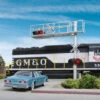 Walthers SceneMaster Modern Cantilever Grade Crossing Signal -- Single Lane - HO -Model Train Toy Store lg949 4331