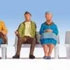Walthers SceneMaster Seated People Set 2 - HO -Model Train Toy Store lg949 6058