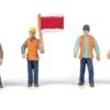 Walthers SceneMaster Railroad Track Workers Set 2 -- Pkg(6) - HO -Model Train Toy Store lg949 6067