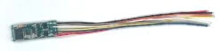 NCE Decoder -- N14SR - Generic, Narrow, Thin, 1 Amp 4 Function, 4" Wire Harness - N