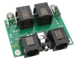 NCE Cab Bus Fascia Panels -- UTP Panel - W/RJ12 (Telephone Type) Connectors