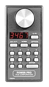 NCE Cab06r Intermediate DCC Throttle -- Radio Wireless W/Encoder Speed Control