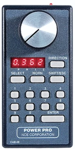 NCE Cab06pr Intermediate Wireless DCC Throttle -- With Speed Control